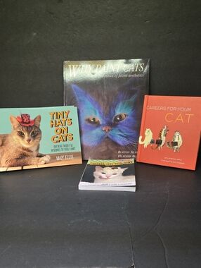 4 Books About Cats, Paint Cats, Tiny Hats On Cats, Stuff On My Cat, Careers For
